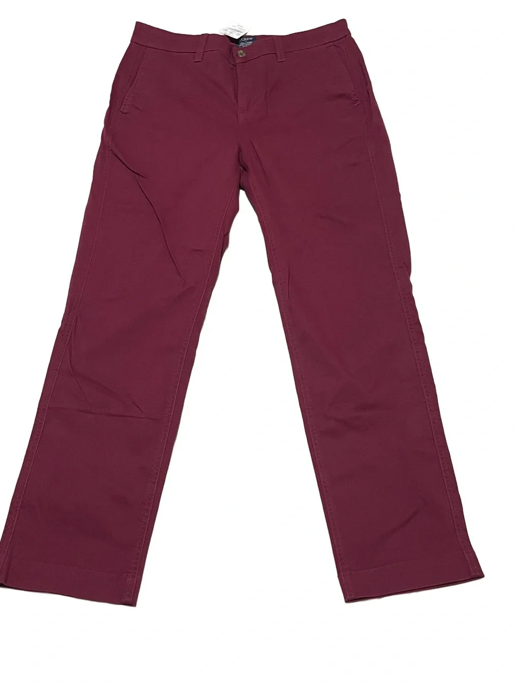J. Crew Women’s High Rise Chino Pants in Deep Wine